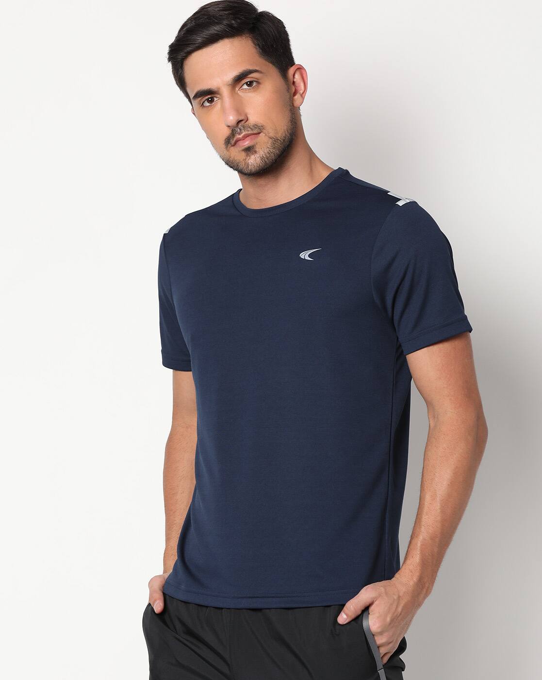 Buy Blue Tshirts for Men by PERFORMAX 