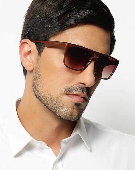 mens brown square sunglasses