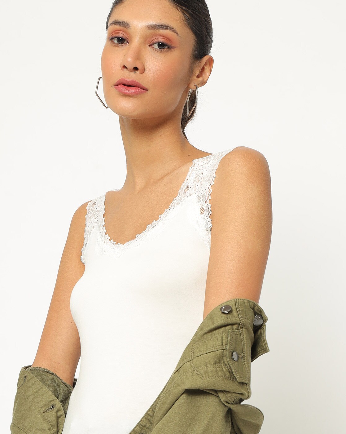Buy White Camisoles & Slips for Women by DNMX Online | Ajio.com Buy White Camisoles & Slips for Women by DNMX Online | Ajio.com