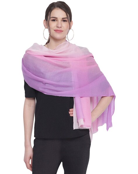Stole with Ombre-dyed Detail Price in India
