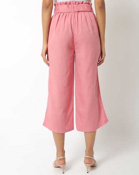 Revolve Women Clothing Shorts Culottes Pleated Culotte Pant in Pink. 