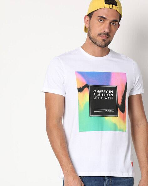 Buy White Tshirts for Men by ALTHEORY 