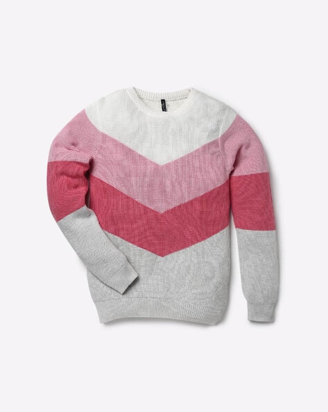 girls striped sweater