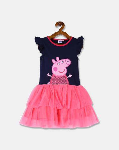 Girls Peppa Pig Party Dress