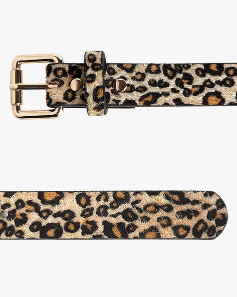 Animal print outlet belt