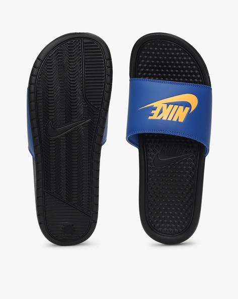 Buy Black Blue Flip Flop Slippers for Men by NIKE Online