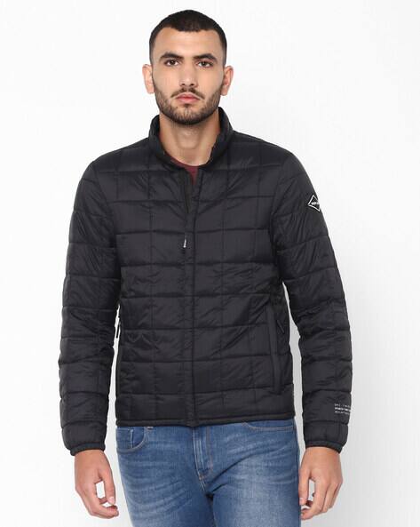 replay quilted jacket