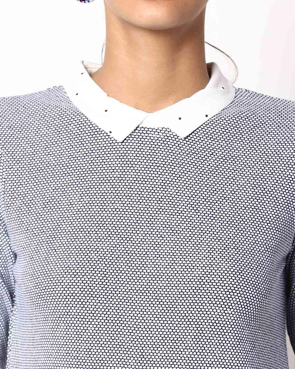 Buy Black & White Tops for Women by DNMX Online | Ajio.com