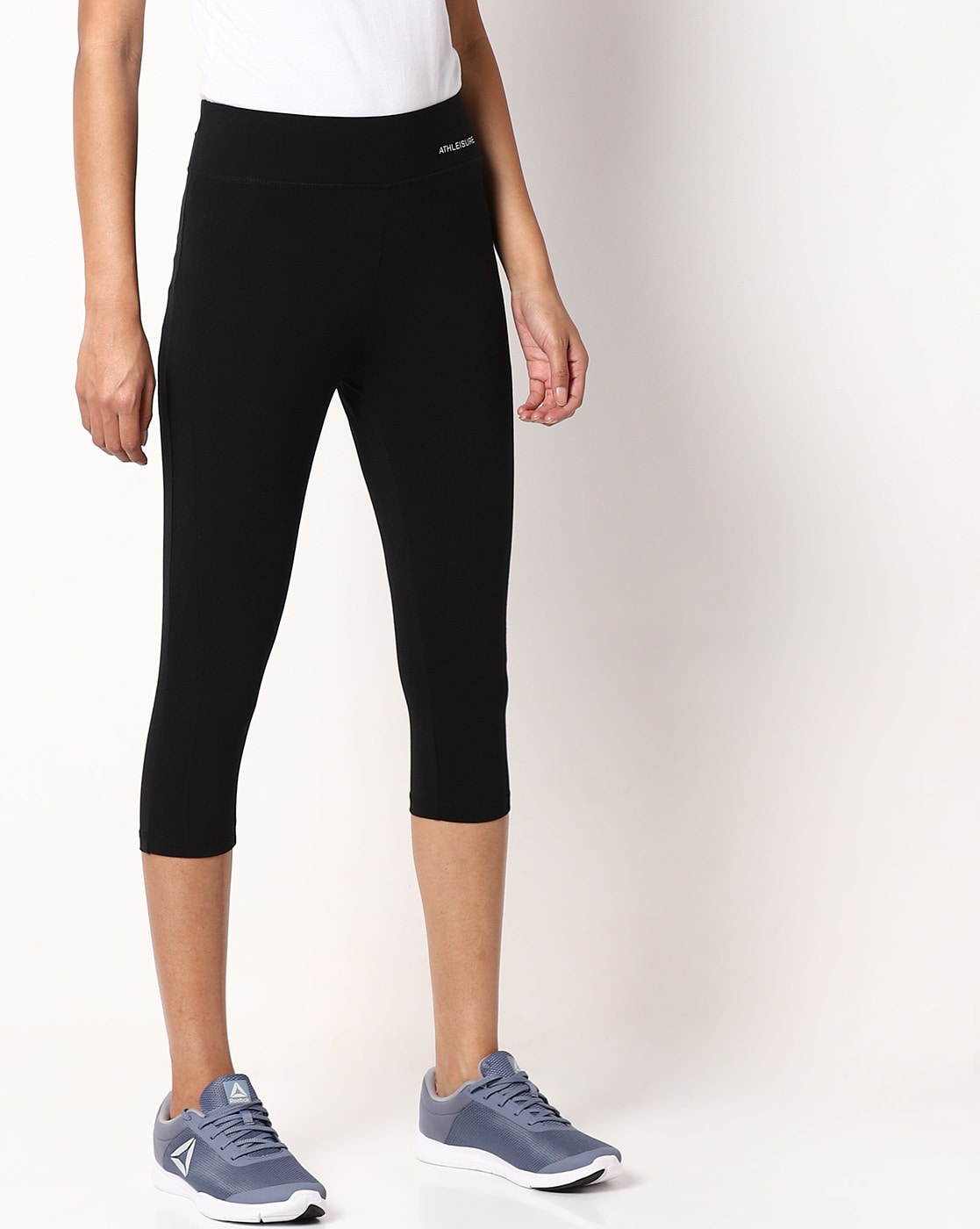 Buy Black Leggings for Women by Teamspirit Online