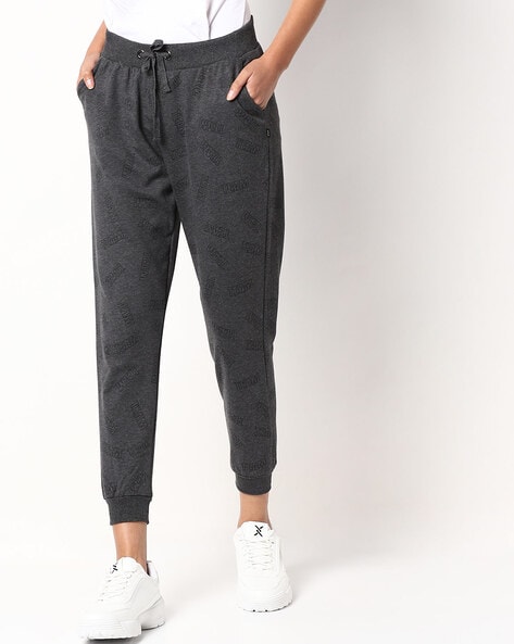 grey track pants for women