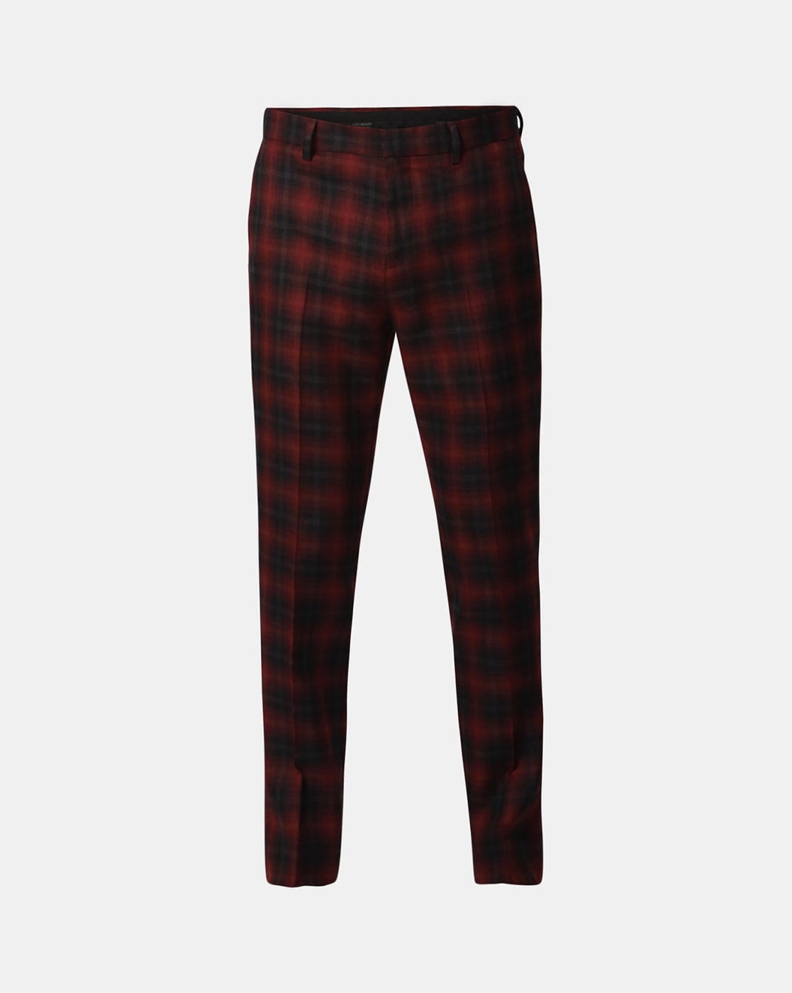 Red Check Pants - Plümo Ltd