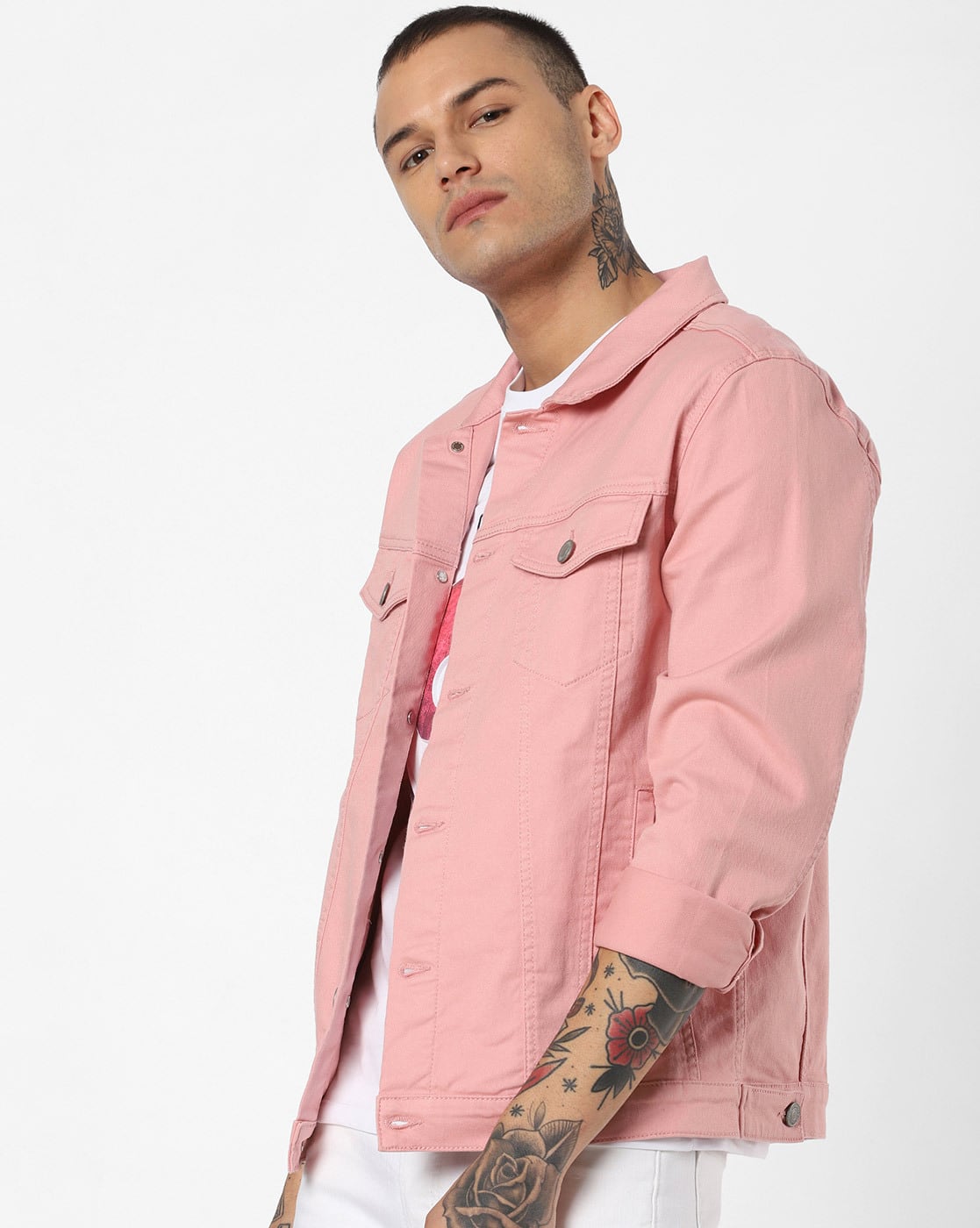 jack and jones pink jacket