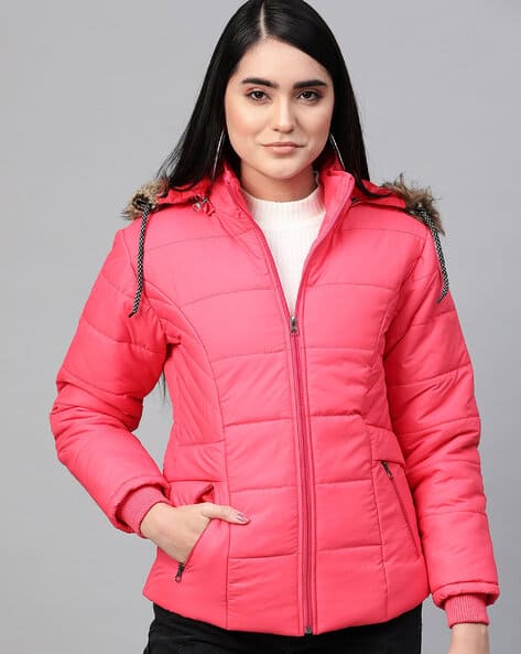 peach jacket womens