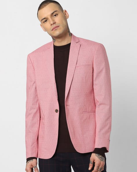 pink blazer