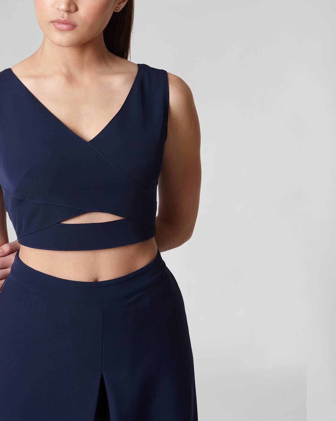 Navy Blue Tops for Women by Vero Moda 