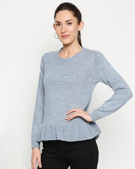 Buy Grey Sweaters & Cardigans for Women by ANNABELLE by Pantaloons Online