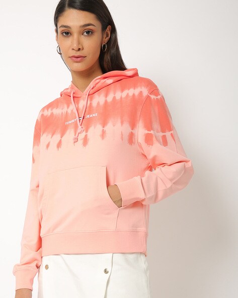 peach tommy hilfiger sweatshirt