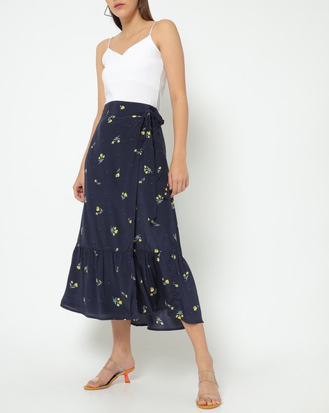 Buy Navy Blue Skirts For Women By Gap Online | Ajio.Com