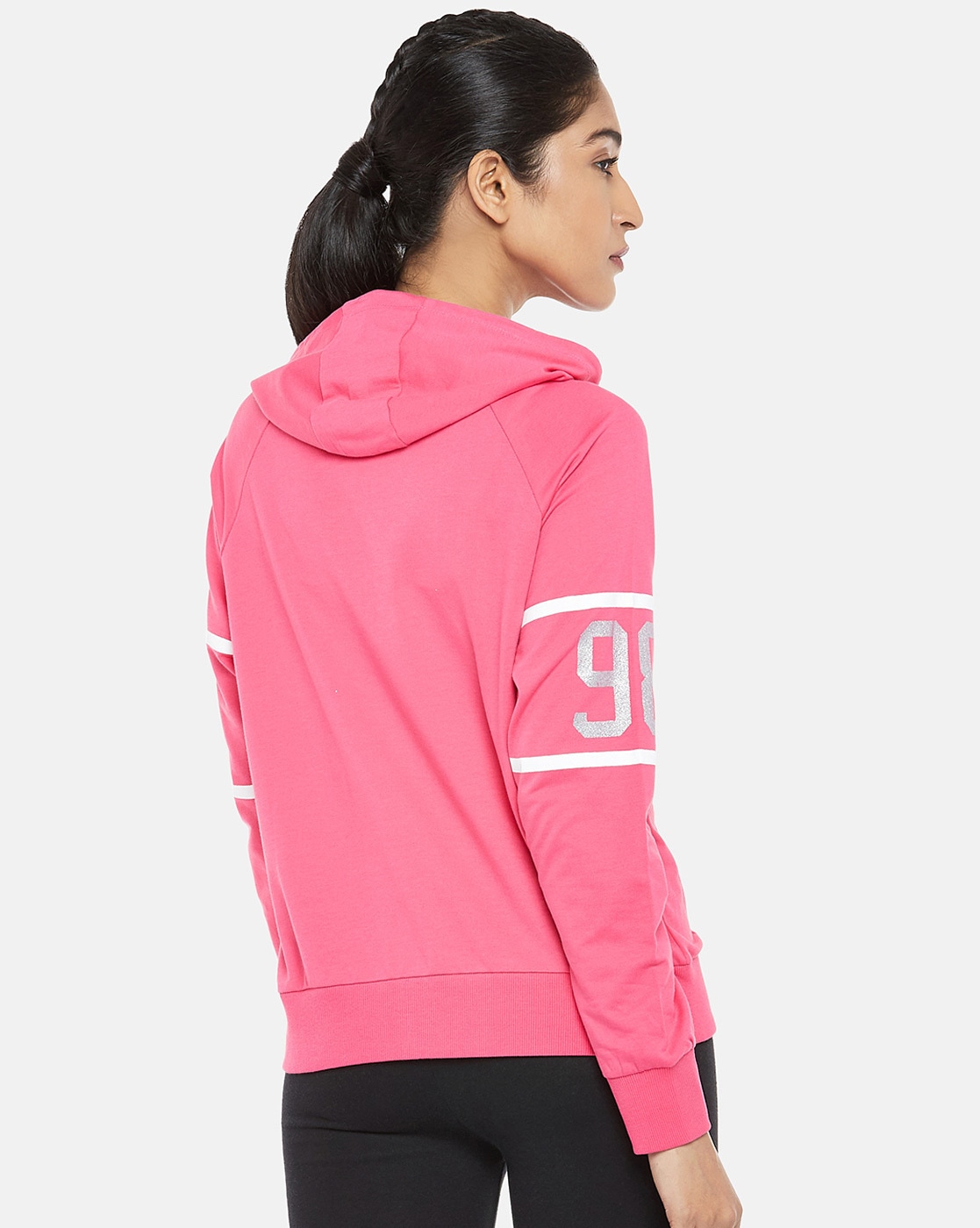 Buy Pink Sweatshirt & Hoodies for Women by Ajile by Pantaloons Online