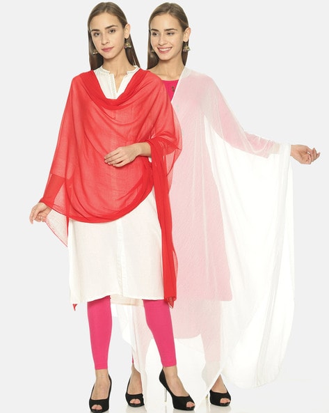 Pack of 2 Dupattas Price in India