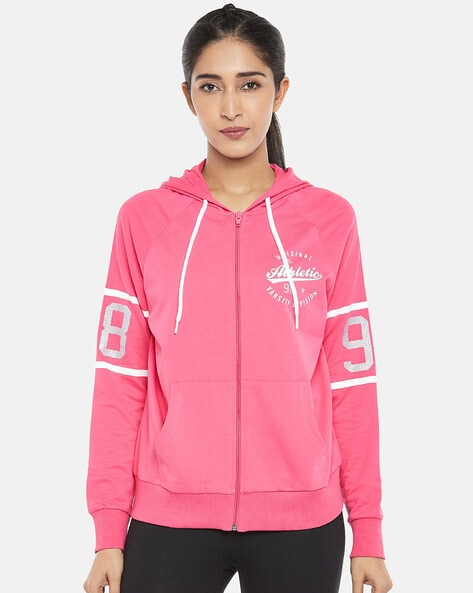 Buy Pink Sweatshirt & Hoodies for Women by Ajile by Pantaloons Online