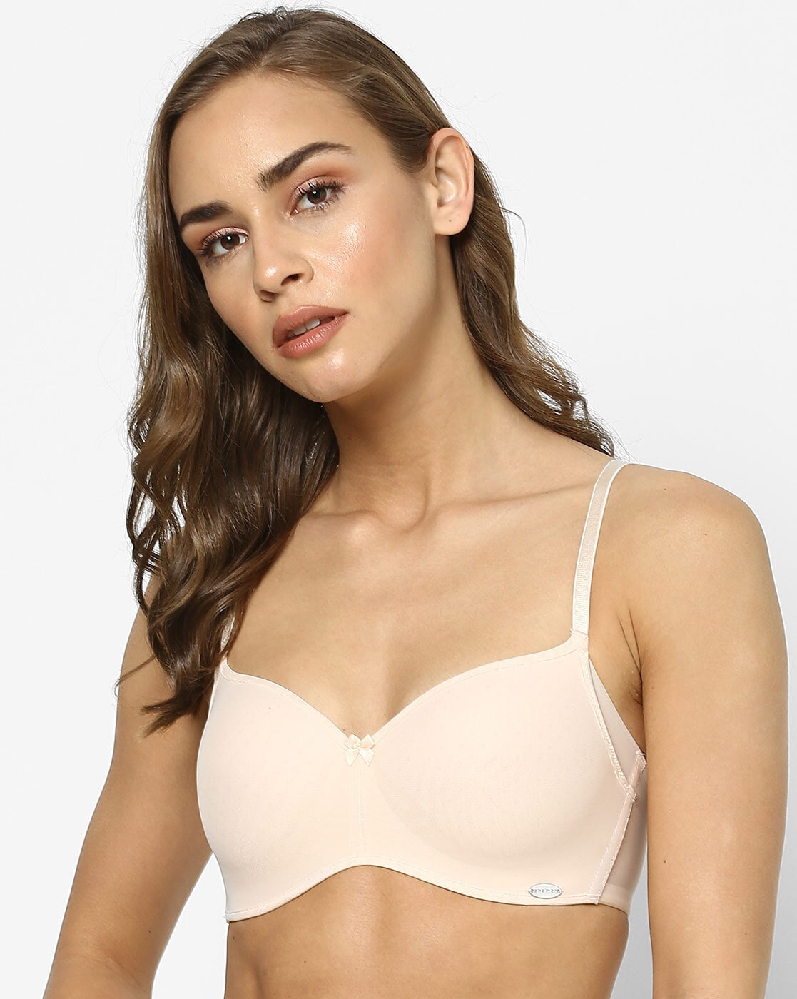 Minimiser Bra with Lace Panels