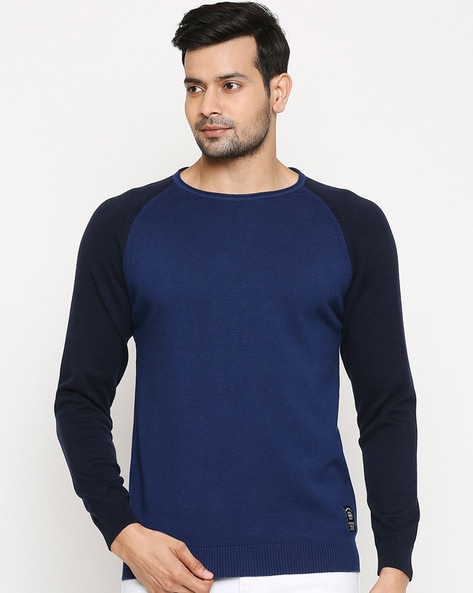 Buy Navy Sweaters & Cardigans for Men by People by Pantaloons Online