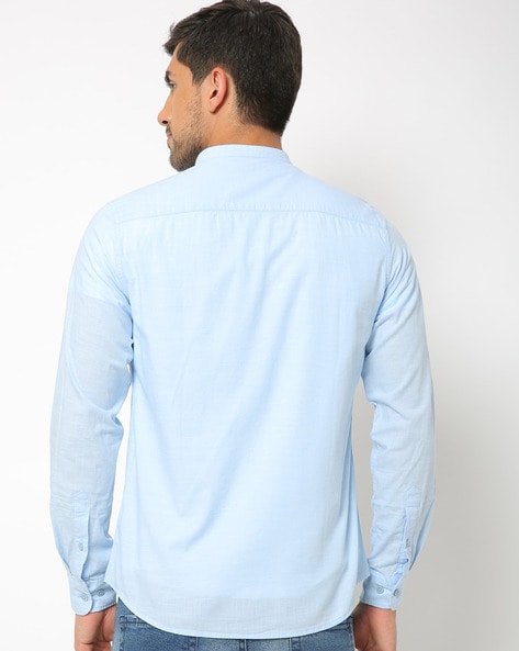 Buy Sky Blue Shirts for Men by UNITED COLORS OF BENETTON Online