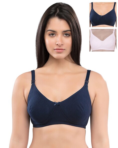 Pack of 3 Non-Wired Nursing Bra