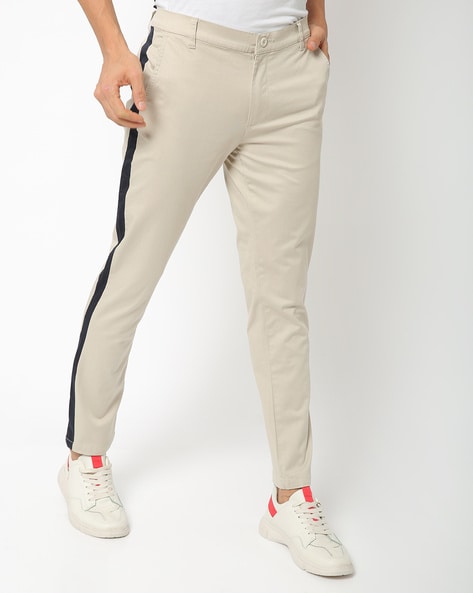 Buy Beige Trousers & Pants for Men by The Indian Garage Co Online