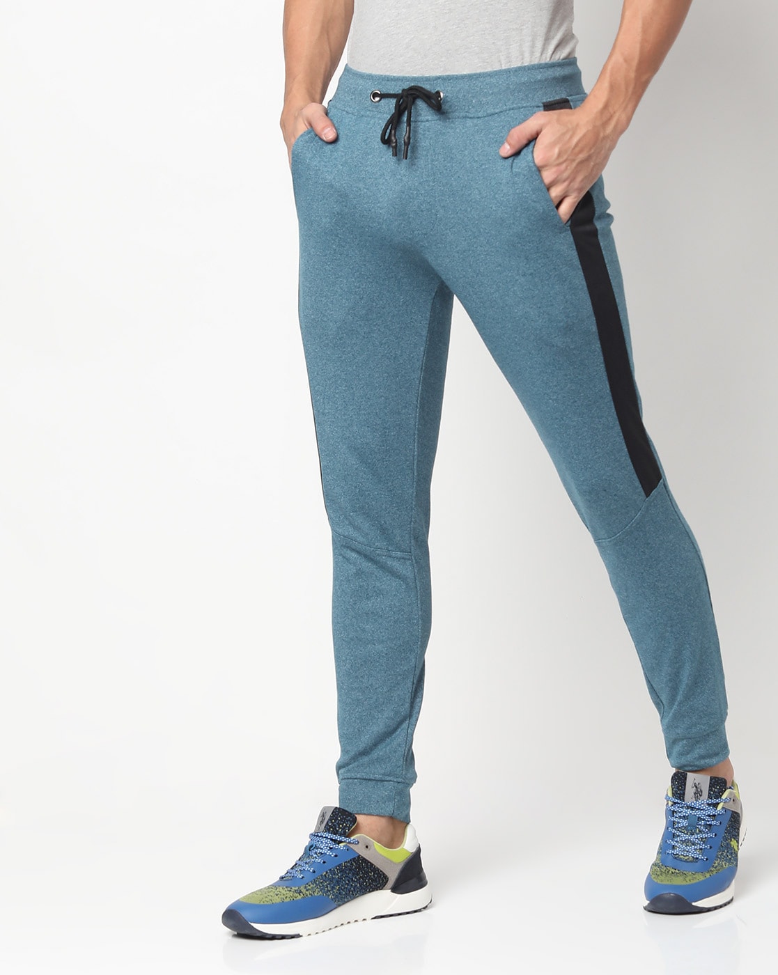 Buy Blue Track Pants for Men by Teamspirit Online