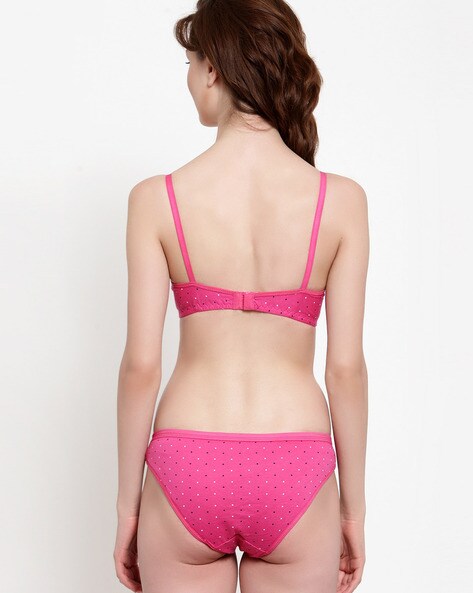 Buy Pink Lingerie Sets for Women by Quttos Online