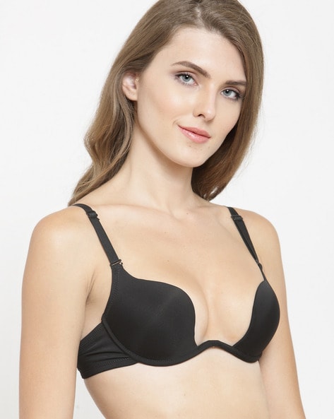 PrettyCat Perfect Women Push-up Heavily Padded Bra - Buy Black PrettyCat  Perfect Women Push-up Heavily Padded Bra Online at Best Prices in India