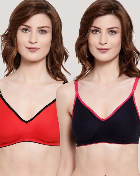 Pack of 2 Panelled Sports Bras
