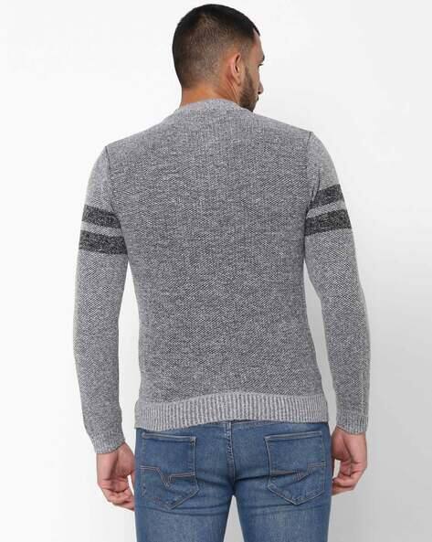 Zip-Front Slim Fit Sweater with Insert Pockets view 2
