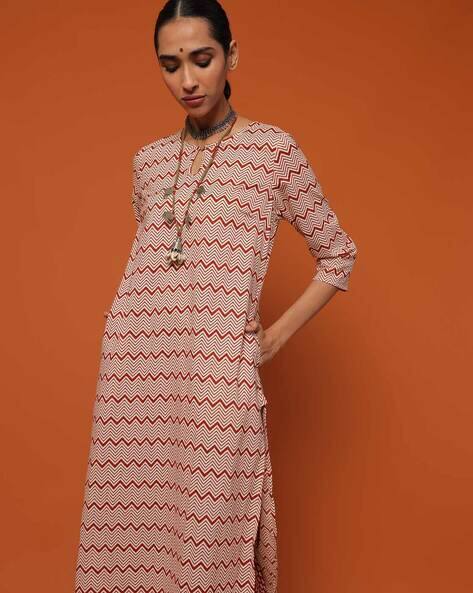 Buy Red Kurta-Bottom Set for Women by 