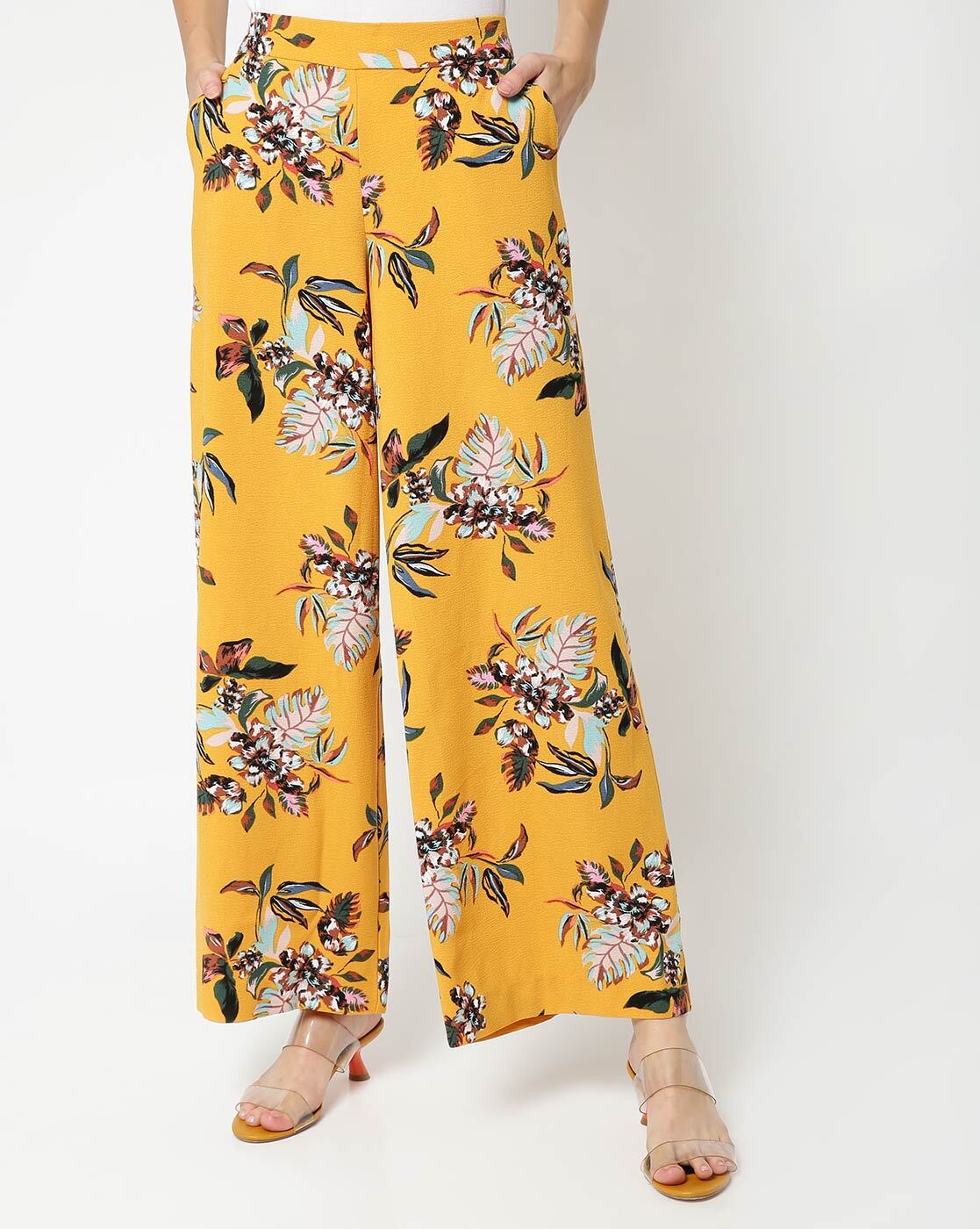 Women's Pajama Pants Stretch Pant Drawstring Lounge Pants, Watercolour Art  Floral Flower Spring Yellow Tulip : : Clothing, Shoes & Accessories
