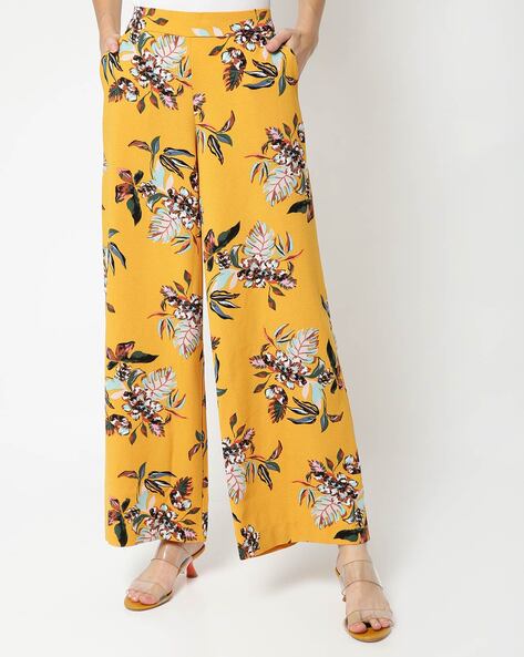 Batik Floral Wide Leg Trouser  Karen Millen