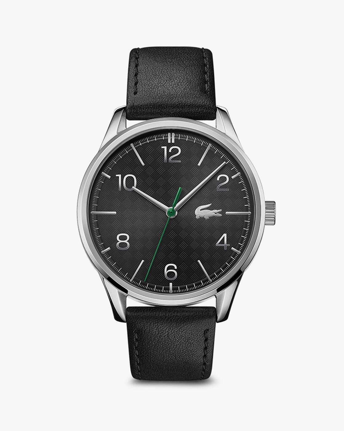 black watch leather strap