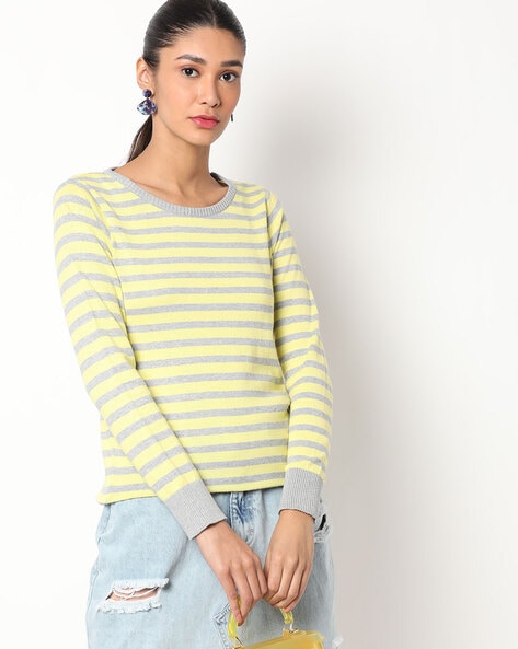 Buy Yellow Sweaters & Cardigans for Women by Teamspirit Online