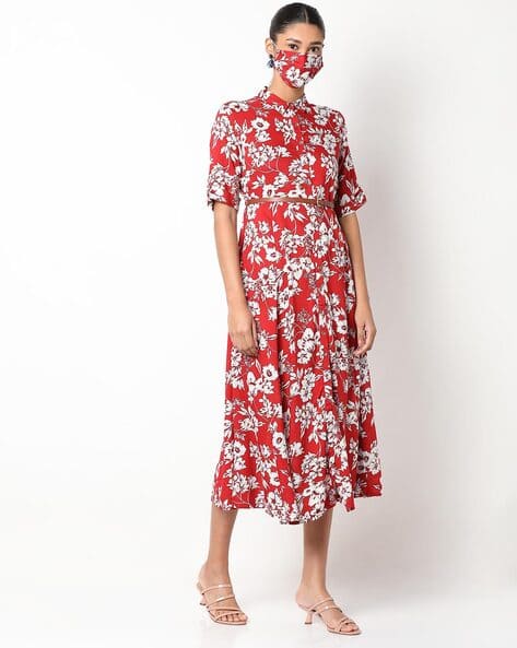Buy Rust Dresses for Women by Fig 