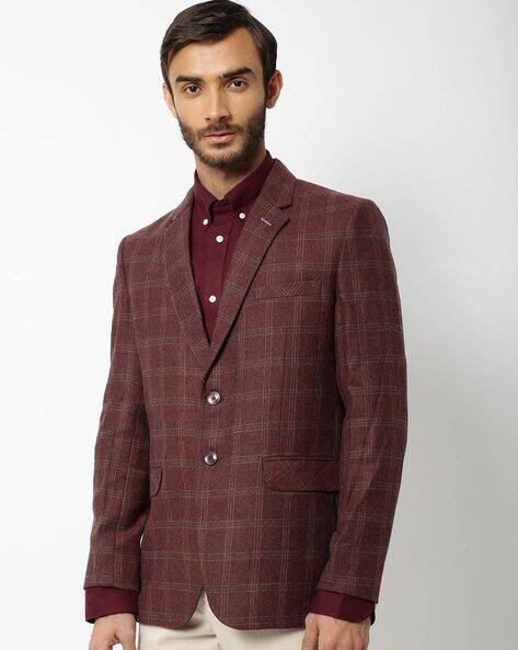 maroon blazer online