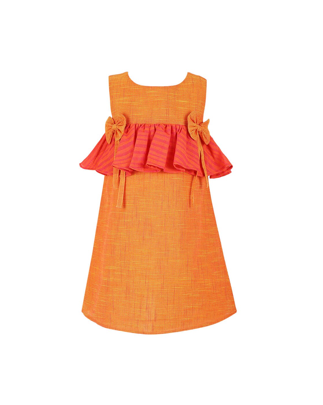 orange frocks