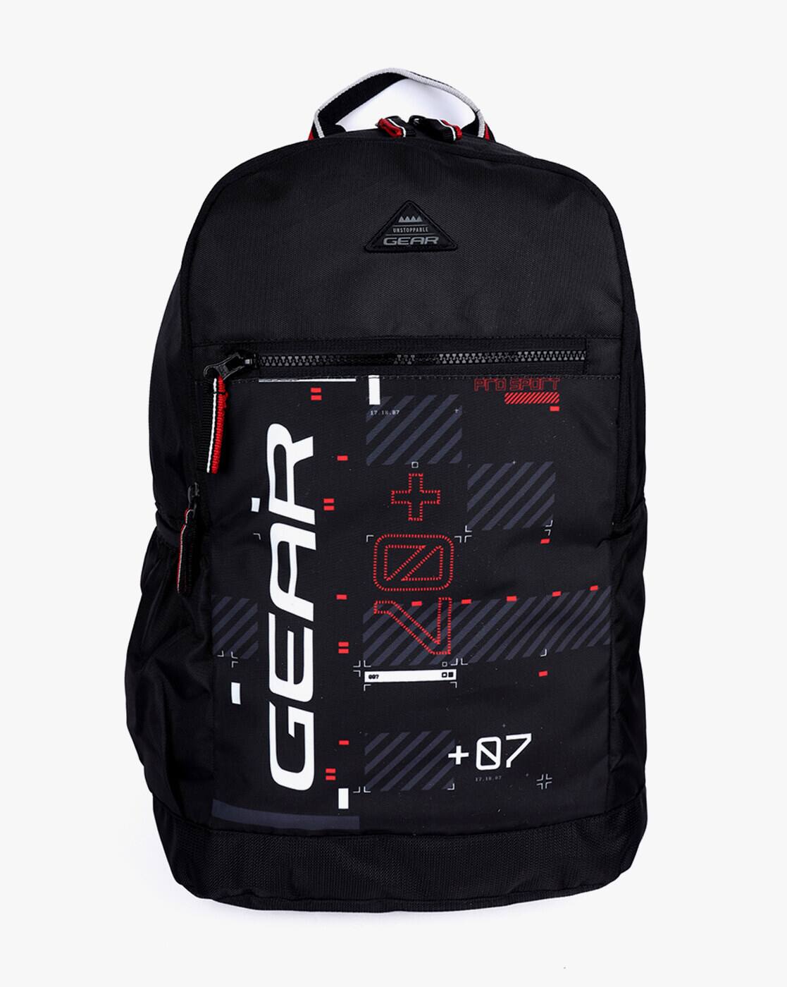 graphic print backpacks