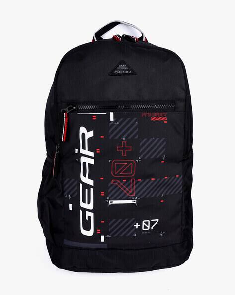 black backpack with side pockets