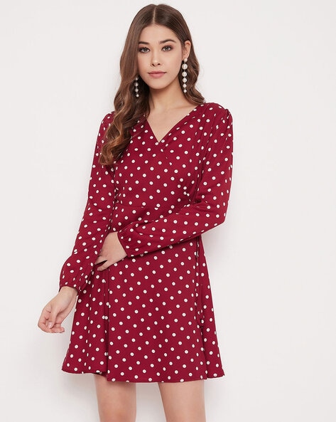 berrylush polka dot dress