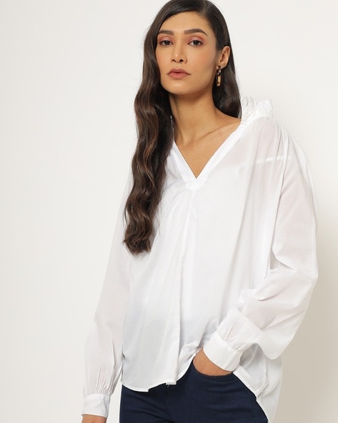 Buy White Tops for Women by GAP Online