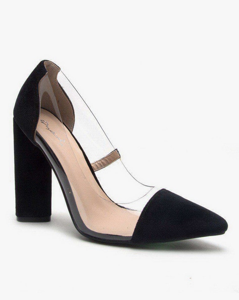 Qupid pointed cheap high heeled shoes