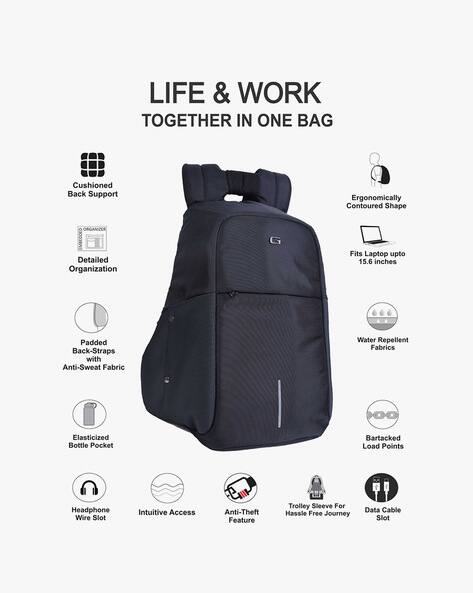 laptop backpack with back support