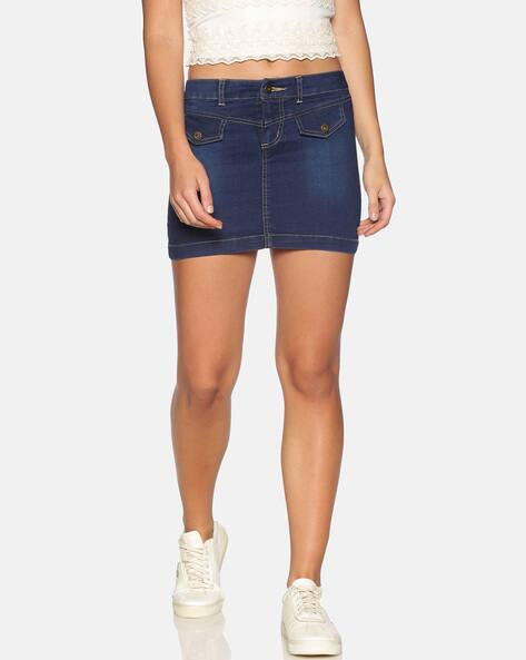 Navy mini skirt Clearance